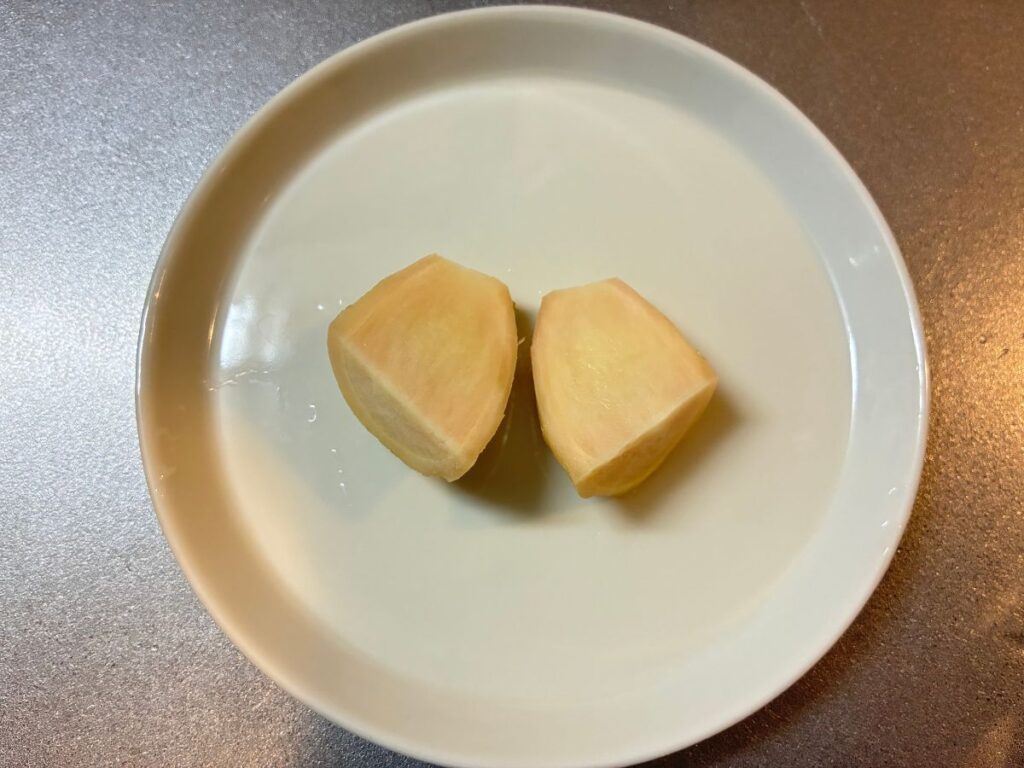 12hr漬けた新生姜のカット断面