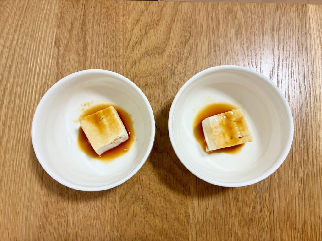 冷奴 比較