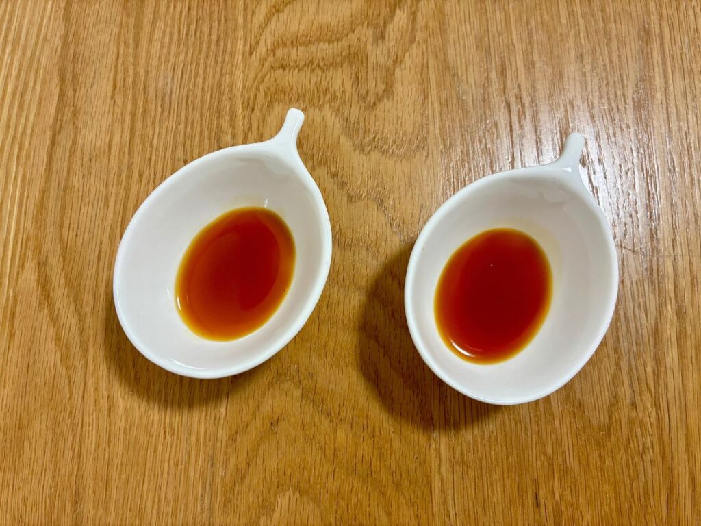 醤油のみで比較